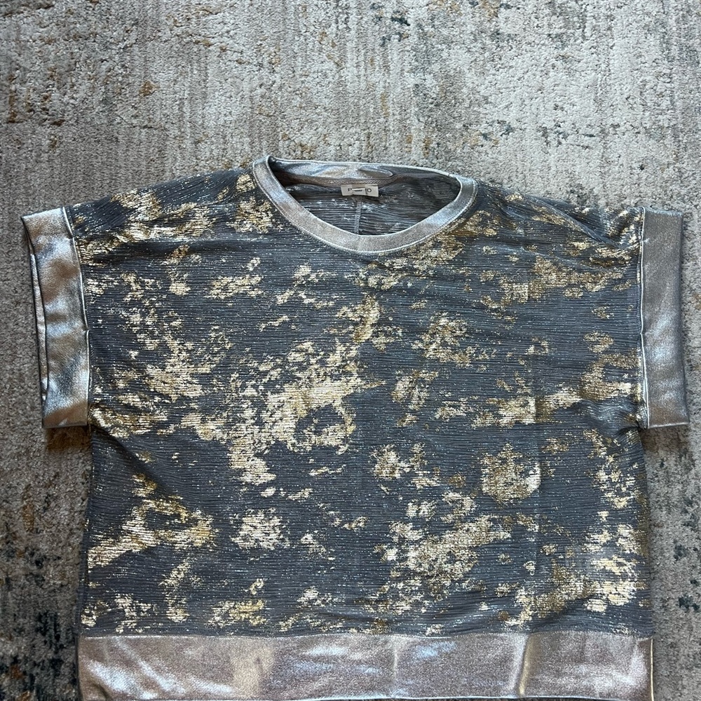 Pilcro Silver Shine Top
